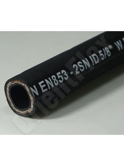 خرطوم هيدروليكي مُقوّى بسلك فولاذي SAE 100 R2..